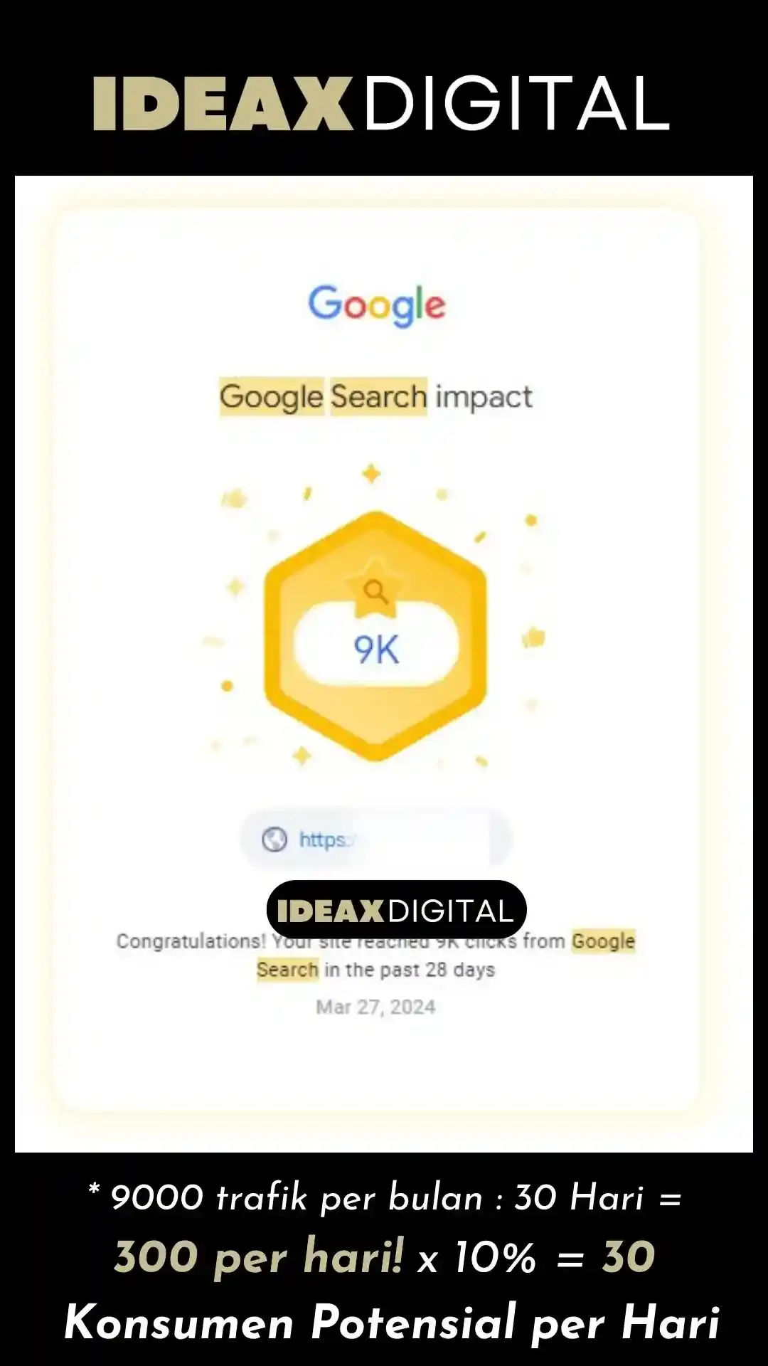 Dokumentasi hasil SEO Ideax Digital 3